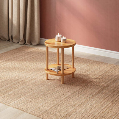 Solid Wood Solid Coffee Table with Storage
