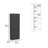 Cabinet 71" H, Two Doors, Five Internal Shelves-1558433648