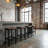 Castelnaud Counter Stool with Metal Frame