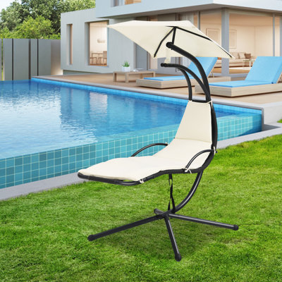 Mirasol Outdoor Metal Chaise Lounge , Cushion Included