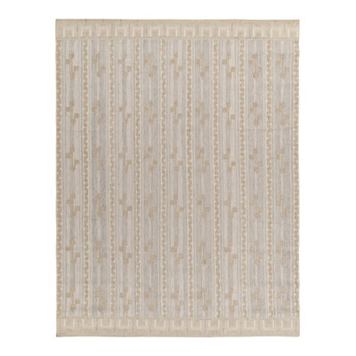 Scandinavian Wool Geometric Area Rug