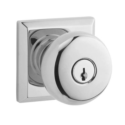 Round Keyed Door Knob