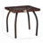 Square Wicker Outdoor Side Table , 17.75'' in. W 17.75'' in. D