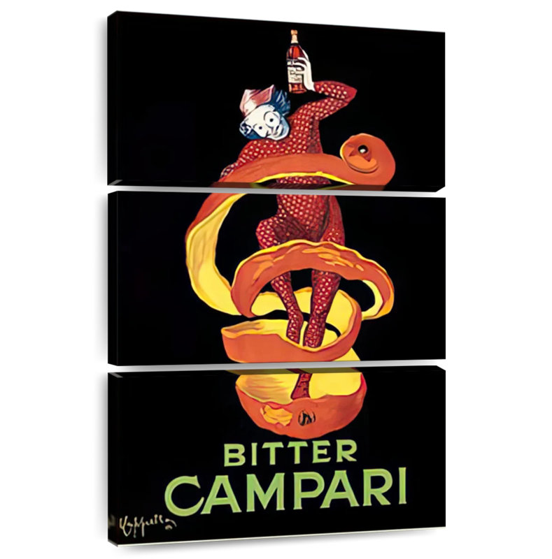 Tergel Bitter Campari, 45" H x 28" W