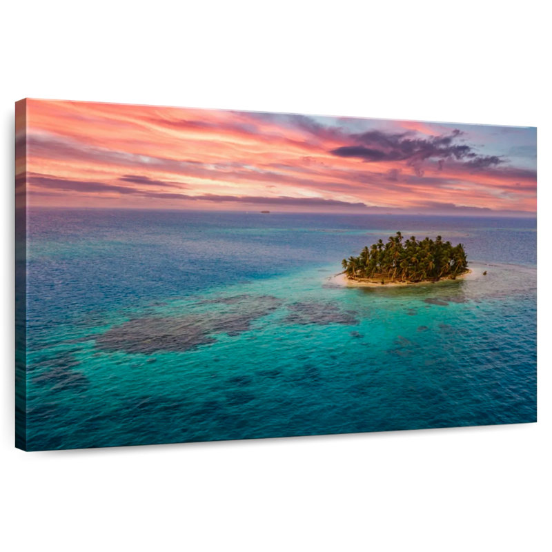 Nicci, île déserte de San Blas, H 16 po x l 24 po