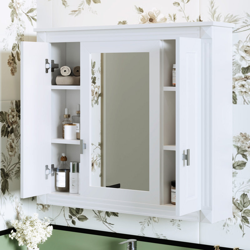 Armoire murale de salle de bain avec miroir