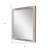 38" Silver Accent Mirror