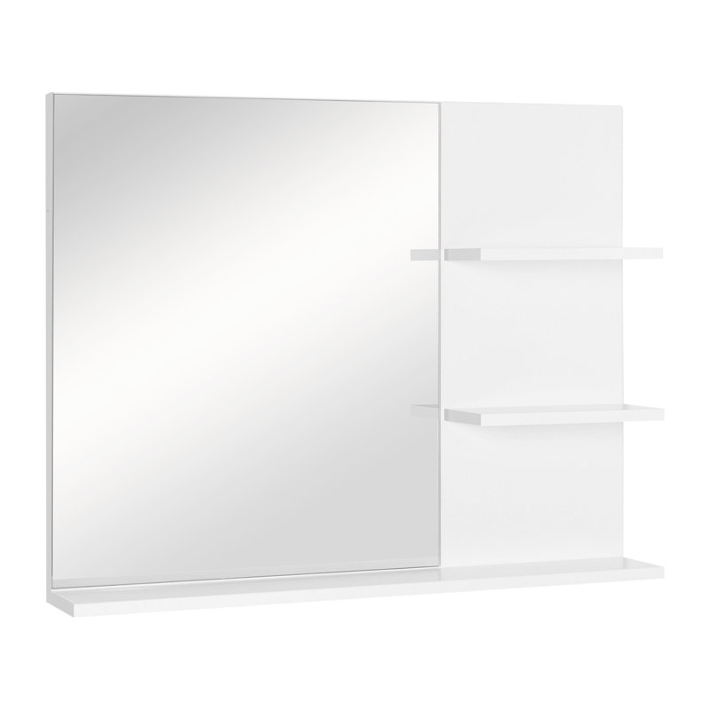 Wall Mirror with Shelves