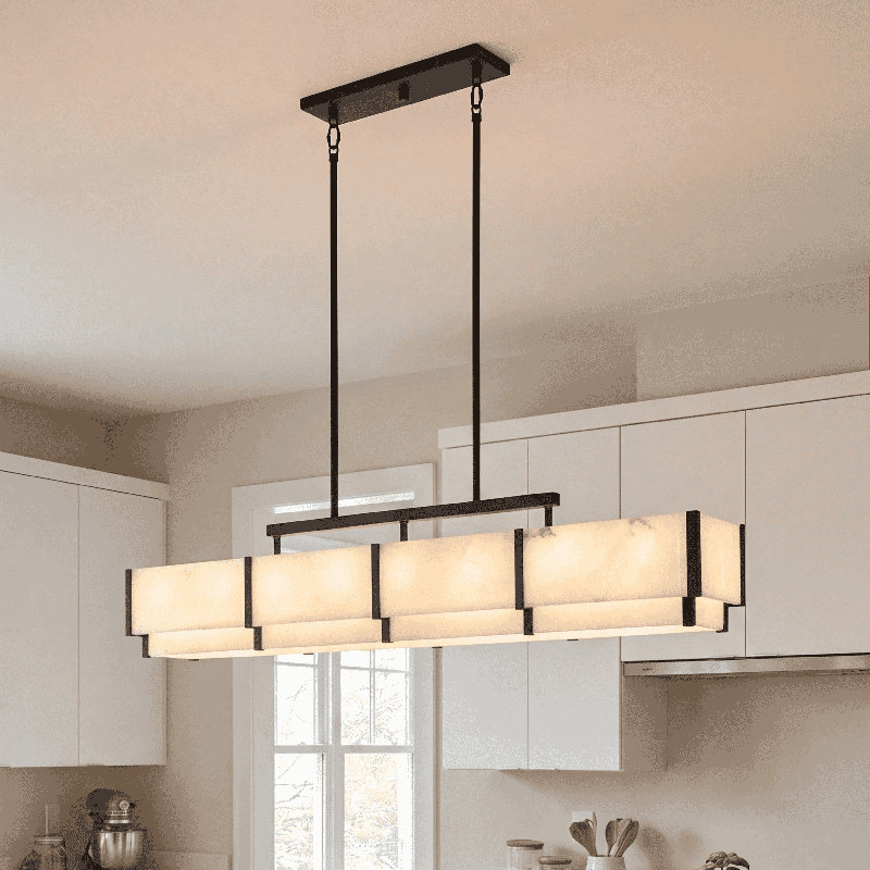 Orleans 8-Light Bronson in Black Cashmere, Black Cashmere