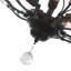 5-Light Crystal Sputnik Leaf Semi Flush Chandelier-1350559162