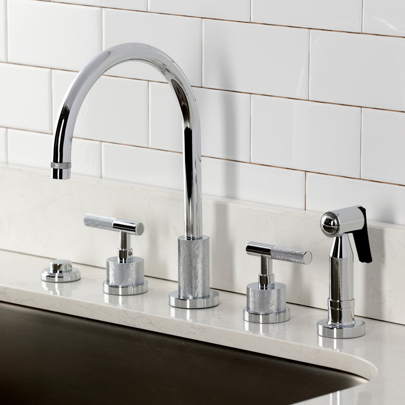 Robinet de cuisine Kingston, Chrome poli