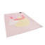 No Pattern And Not Solid Colour Machine Woven Pink Area Rug-55987515