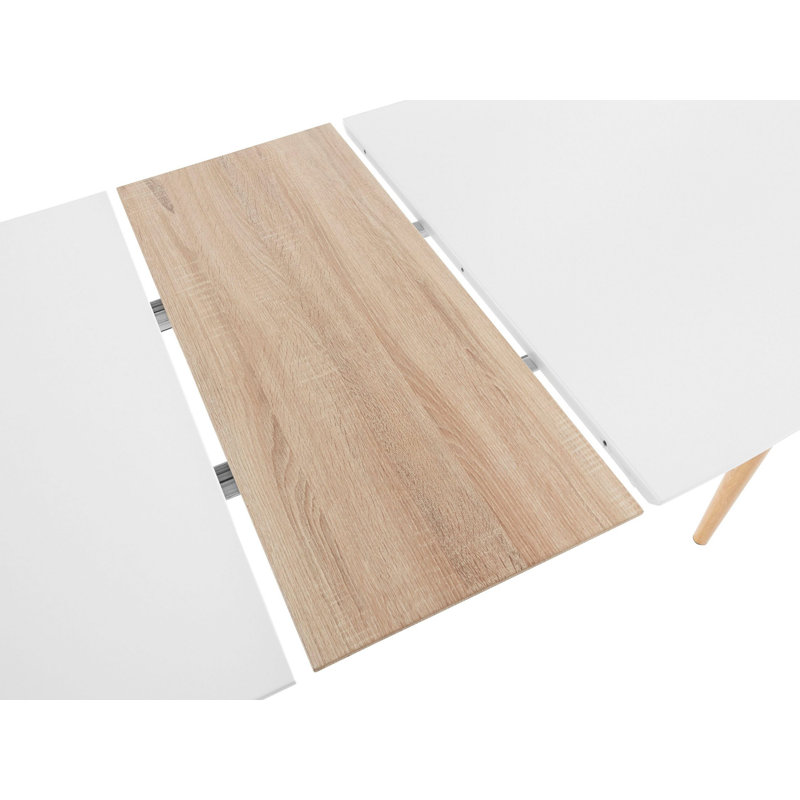 Parris Extendable Oval Metal Base Dining Table