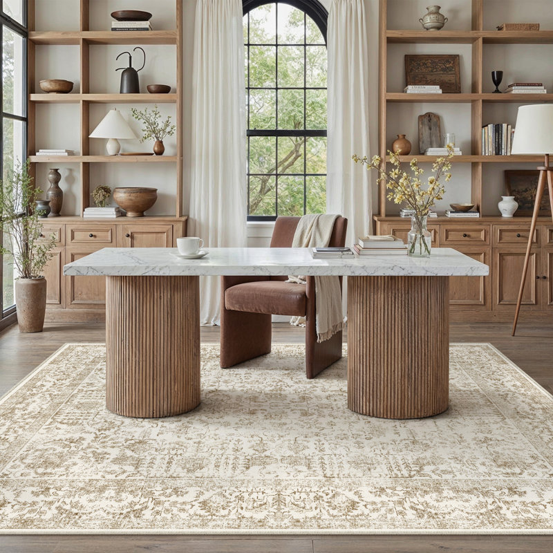Vintage Look Area Rug, Rectangle 183 x 274 cm