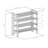 Baca 12 Pair Stackable Solid Wood Shoe Rack