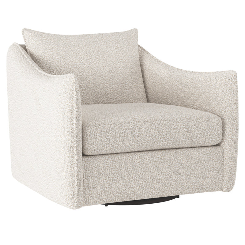 Joli Swivel Armchair, Cream Boucle 1146-002