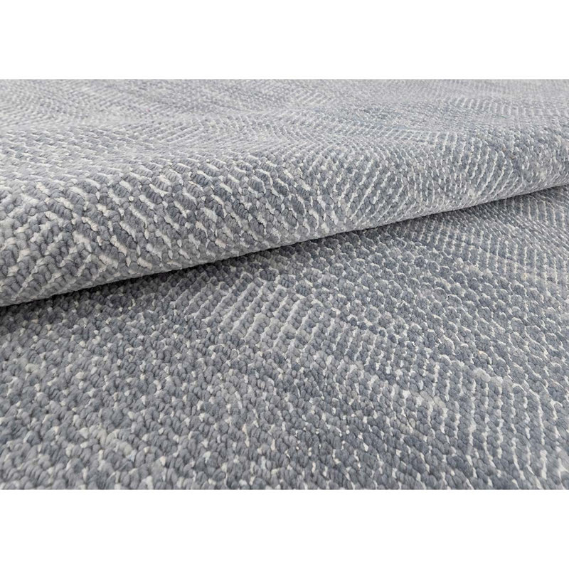 Tapis gris et argent noué à la main de haute qualité, Rectangle 12 pi x 15 pi