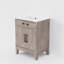 Meuble-lavabo simple en acrylique l 24 po x P 18 po Laurel-104788666