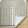 Machine Washable Shaggy Boho Grass Green Area Rug