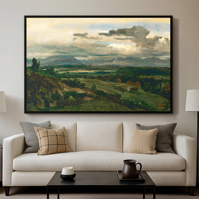 Civita Castellana, c. 1860s-Jean-Baptiste-Camille Corot-Framed Gallery Wrapped Canvas