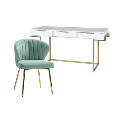 Euclid 2-Piece Desk Office Chair Set