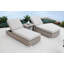 Chaise longue inclinable avec coussin Nassau-124482144