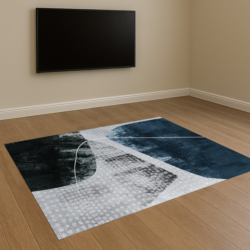 Abstract Area Rug, Rectangle 155 x 230 cm