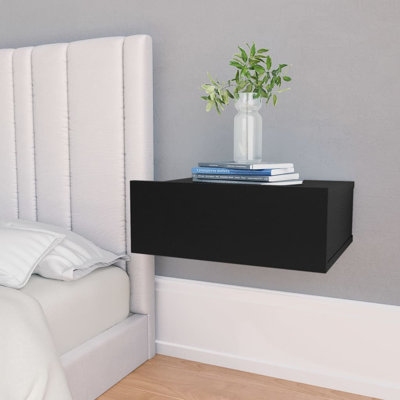 Dorete Floating Nightstand 40x30x15 cm Engineered Wood