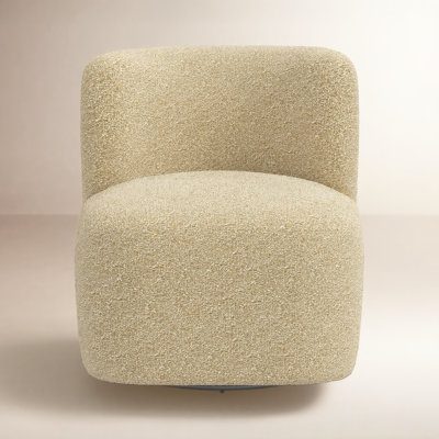 Mariza Cotton Swivel Lounge Chair
