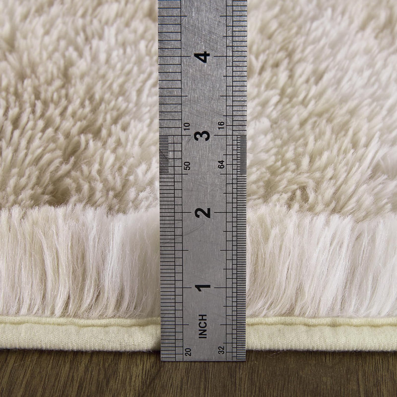 Fluffy Rugs For Bedroom Tie-Dyed Soft Shag Rug Cozy Plush Furry Area Rugs, Rectangle 9' x 12'