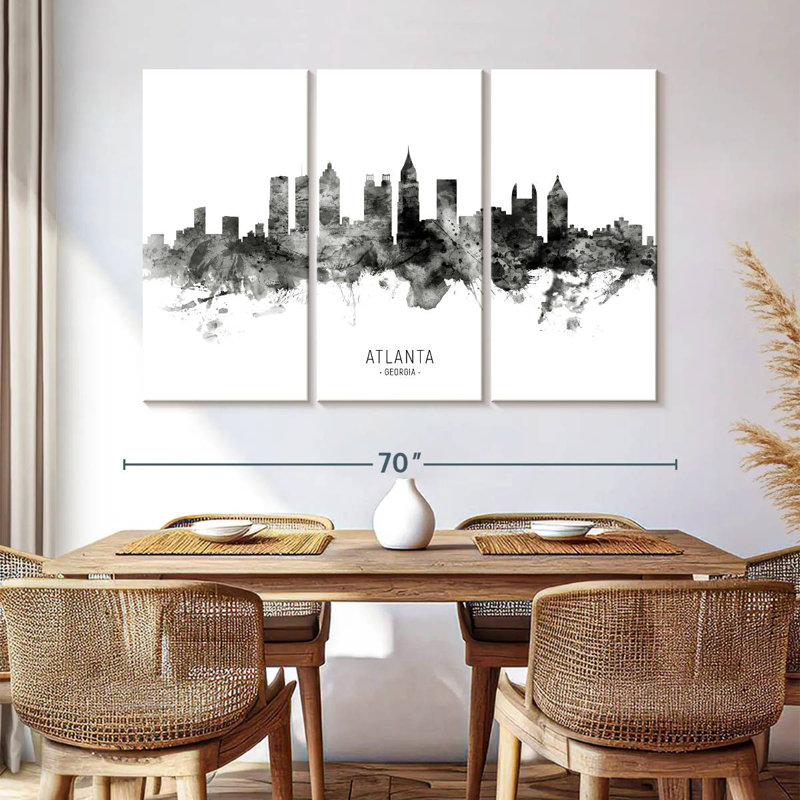 Atlanta, Géorgie, horizon III, H 42 po x l 65 po