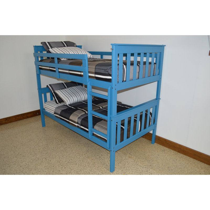 Swainsboro Kids Bunk Bed, Twin, Carribean Blue