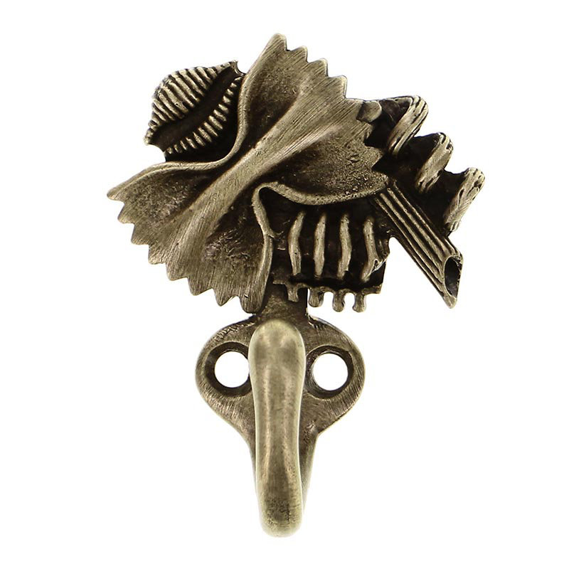 Wall Hook, Antique Brass
