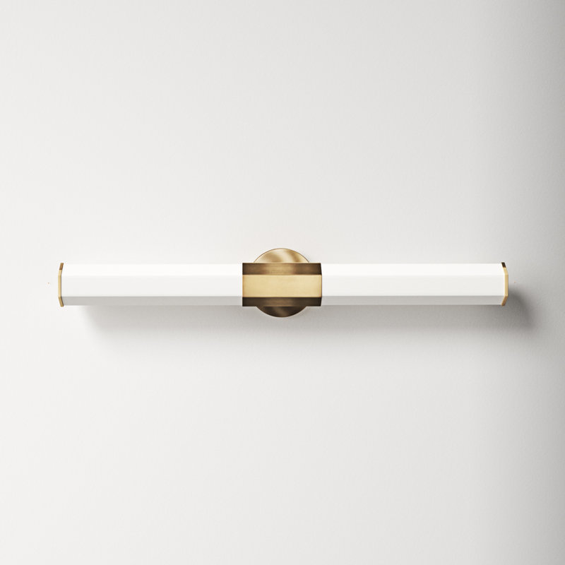 Belden Dimmable LED Bath Bar, Heritage Brass