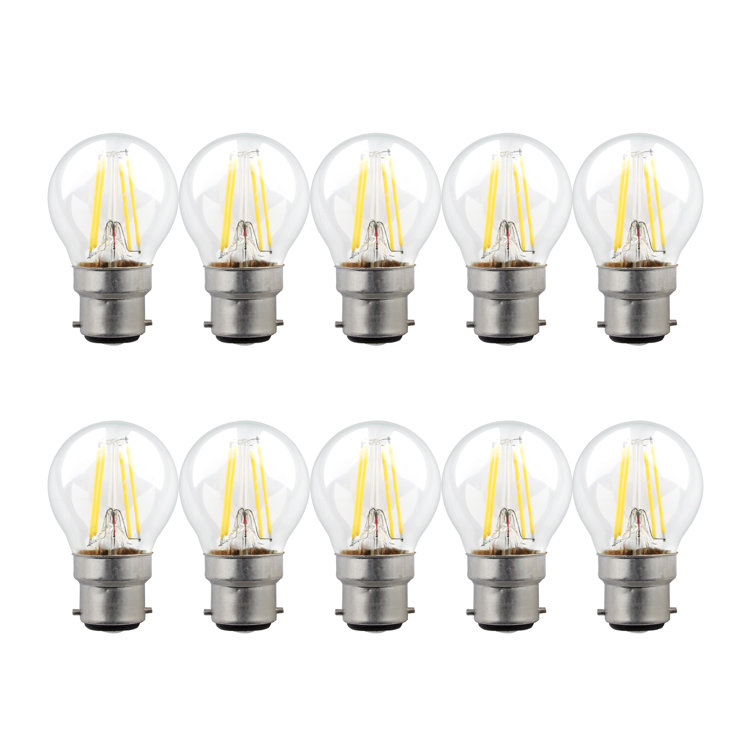 Hardie 35W Equivalent G45 BA22d/Bayonet Cap Dimmable 2700K LED Bulb