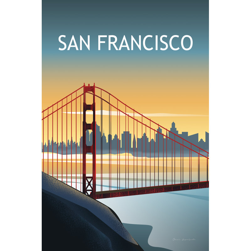 «San Francisco II» par Omar Escalante, impression sur toile tendue, H 30 po x l 20 po