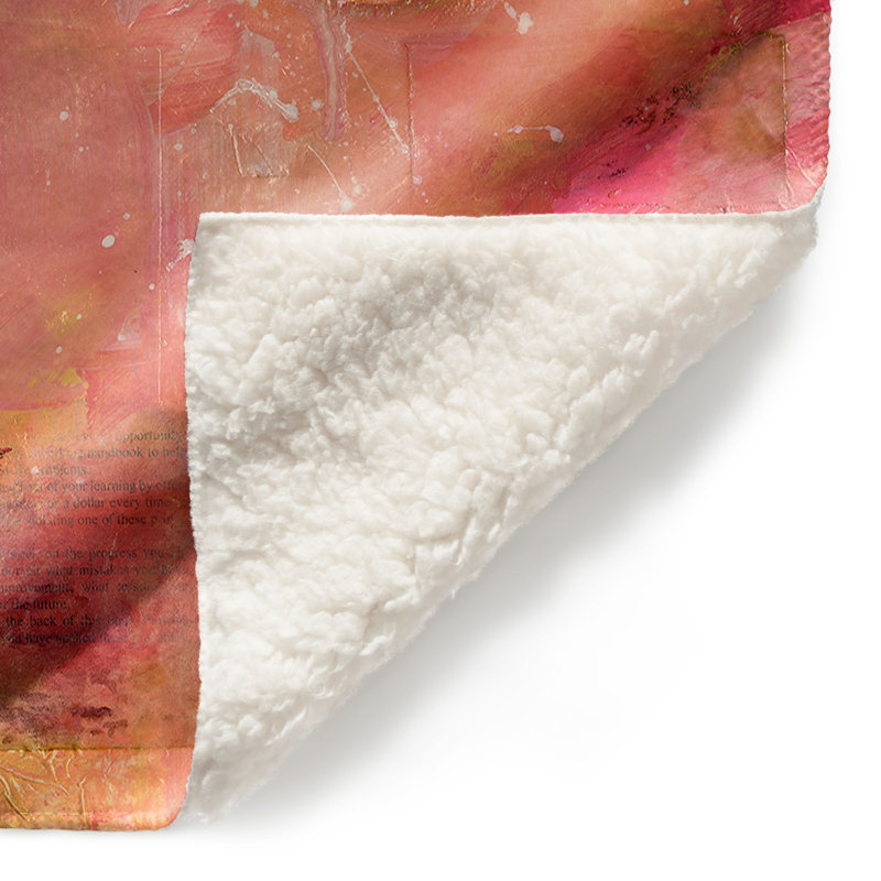 Couverture sherpa doux à papillon, l 51 po x L 60 po