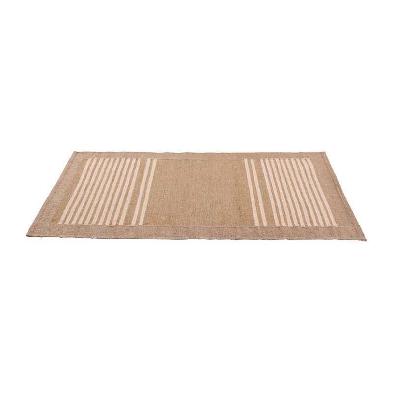 Scandinavian Hand Knotted Wool Geometric Area Rug, Rectangle 10' x 14'