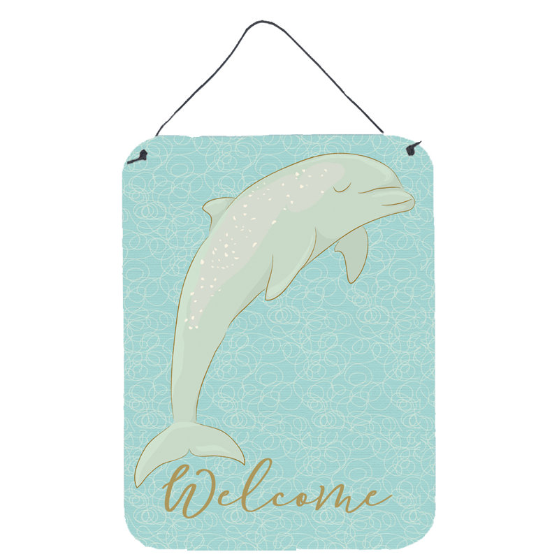 Welcome Hanging Prints Wall Décor, Dolphin