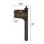 Balmoral Post Mounted Mailbox-373753191-373753185