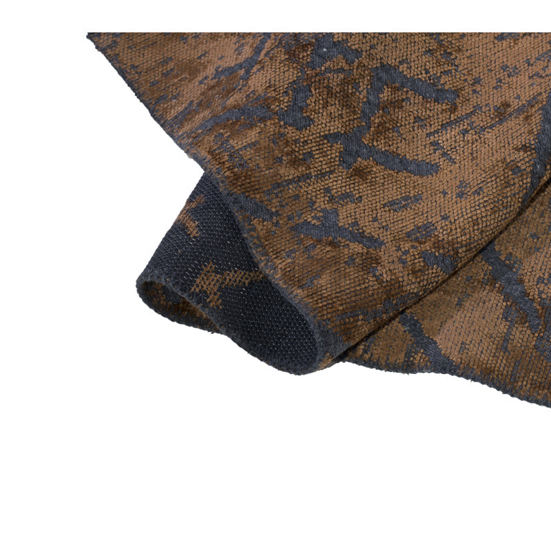 Tapis gris argenté / bleu sarcelle Rapture, Rectangle 7 pi 10 po x 11 pi 2 po