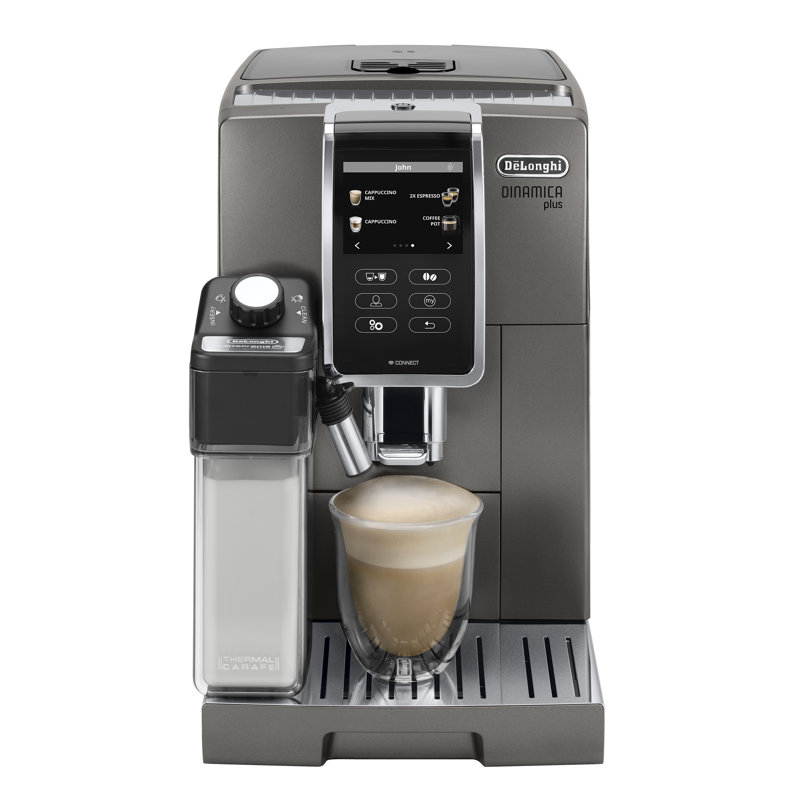 De'Longhi Dinamica Plus Connected with LatteCrema System, Fully Automatic Espresso Machine