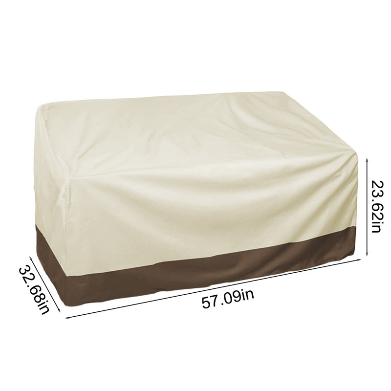 Housses pour causeuse pour bancs de patio, Coffee