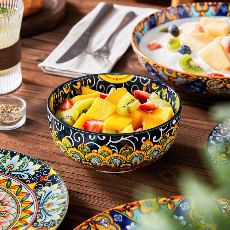 Piece Stoneware Dinnerware Set - Service for 6