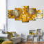 Yellow Sunflowers Multi Piece Canvas Print-453589272
