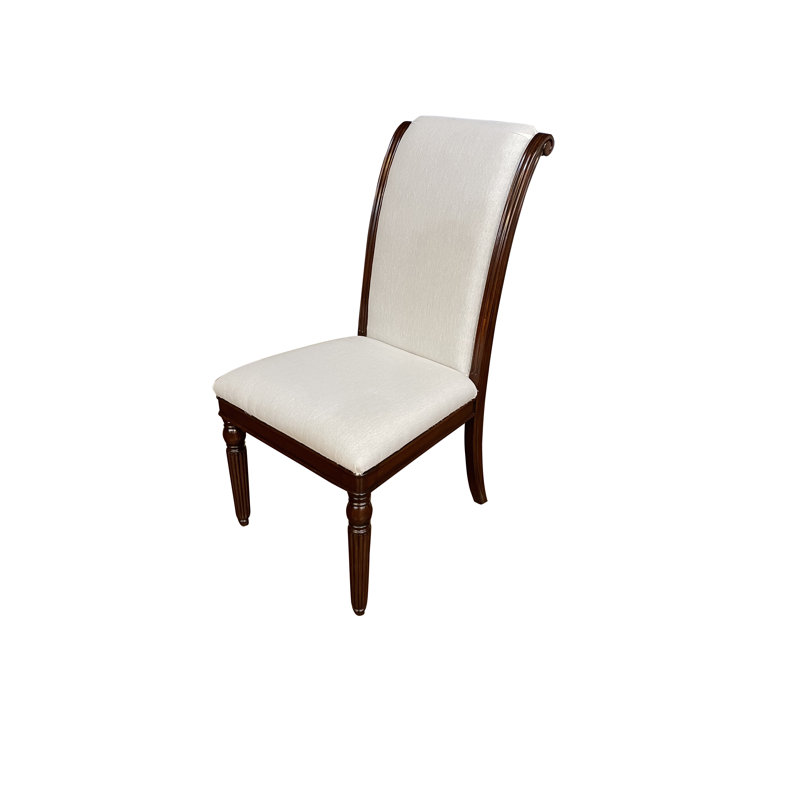 Regency 20.5'' H Cotton Upholstered Side Chair