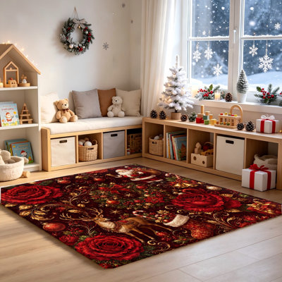 Tapis luxueux en tissu doux luxueux, protecteur de plancher de chaise, tapis à poils longs antidérapant et moelleux lavable à la machine, tapis d'intérieur pour le salon, la chambre à coucher, l'entrée, le bureau à domicile et les espaces repas