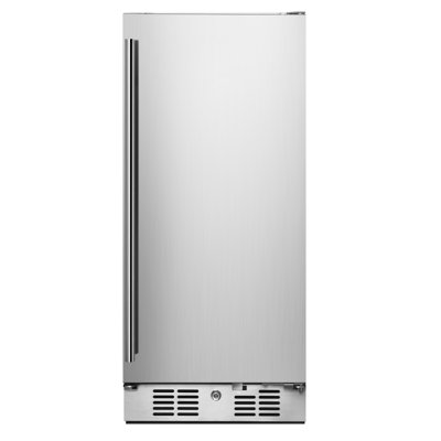15-in W 78Cans Capacity Stainless Steel Built-In/Freestanding Indoor or Outdoor Beverage Refrigerator on Fridge.com