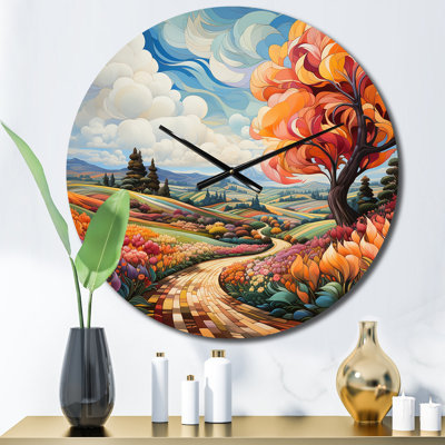 Cyrelle - Horloge murale Paysages