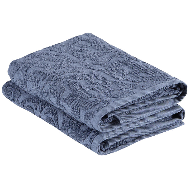 Sanchez Midweight Bath Towel, Dusty Blue
